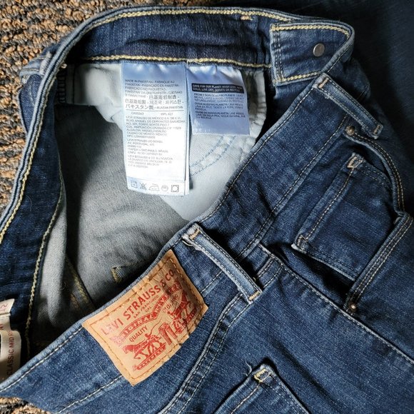 Levi's Premium Midrise Skinny Jeans Size 12 - Picture 5 of 13